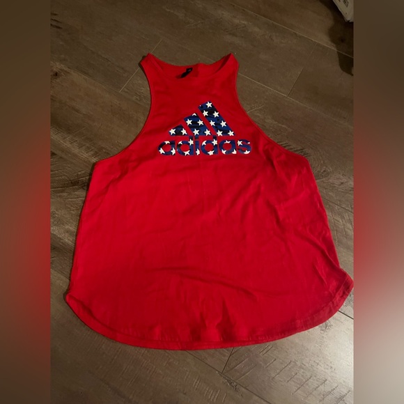 Adidas NWOT Women’s red tank - Picture 1 of 5